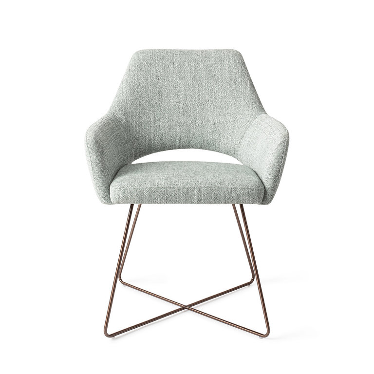 Jesper Home Yanai Soft Sage Dining Chair - Cross Rose