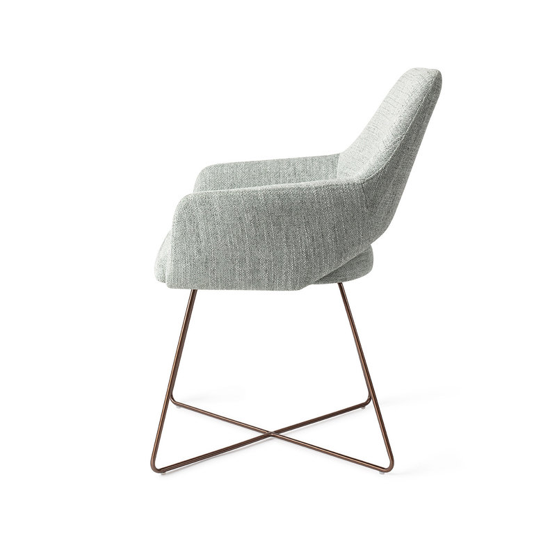 Jesper Home Yanai Soft Sage Dining Chair - Cross Rose