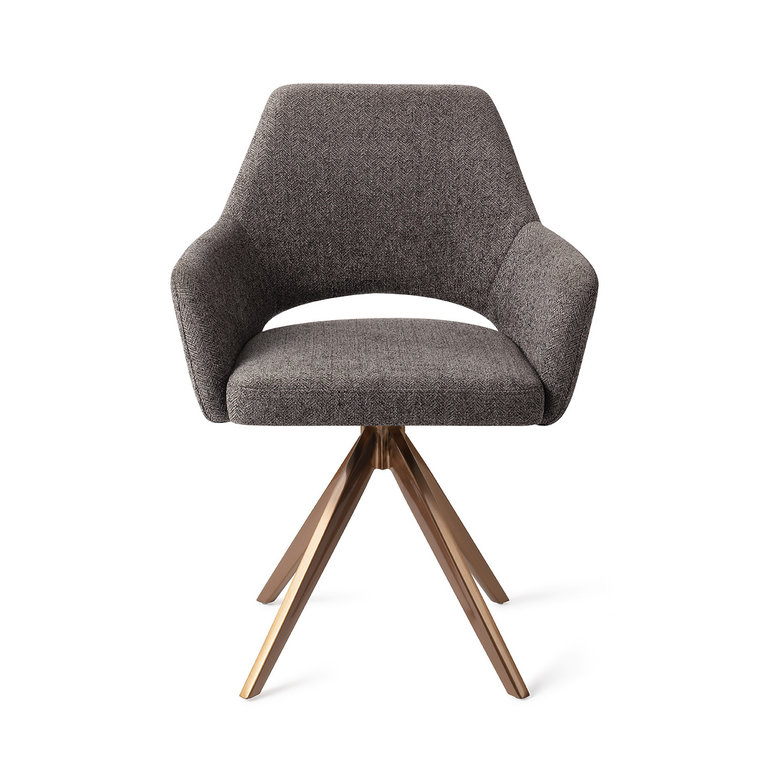 Jesper Home Yanai Amazing Grey Dining Chair - Turn Rose