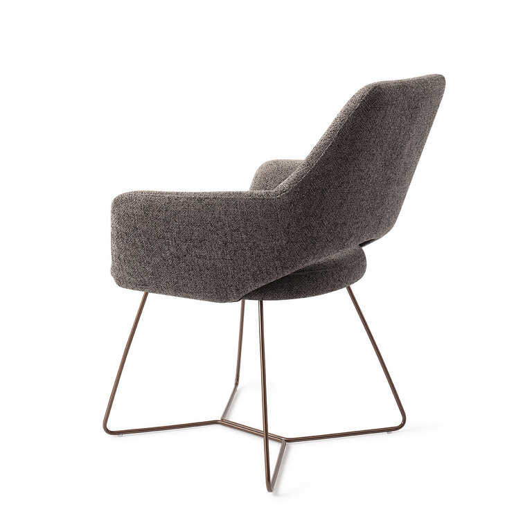 Jesper Home Yanai Amazing Grey Dining Chair - Beehive Rose