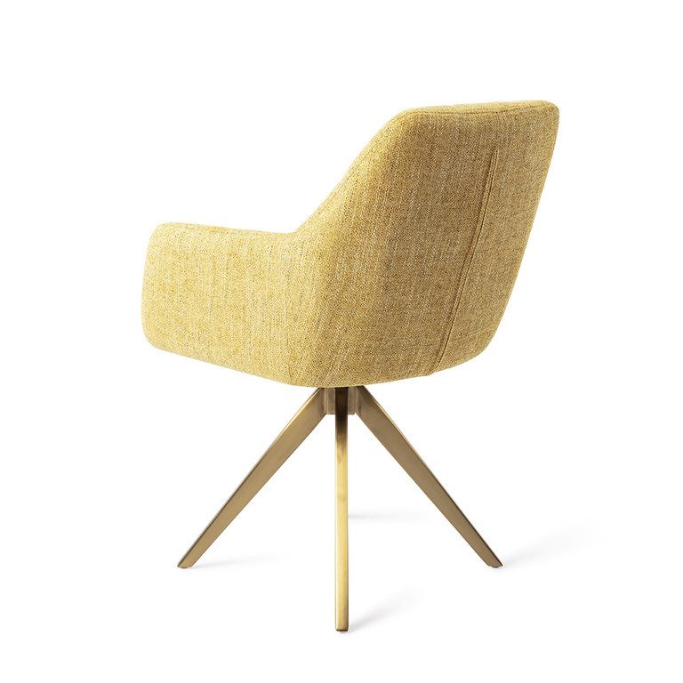 Jesper Home Noto Bumble Bee Dining Chair - Turn Gold
