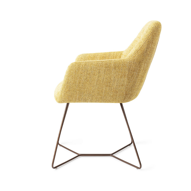 Jesper Home Noto Bumble Bee Dining Chair - Beehive Rose