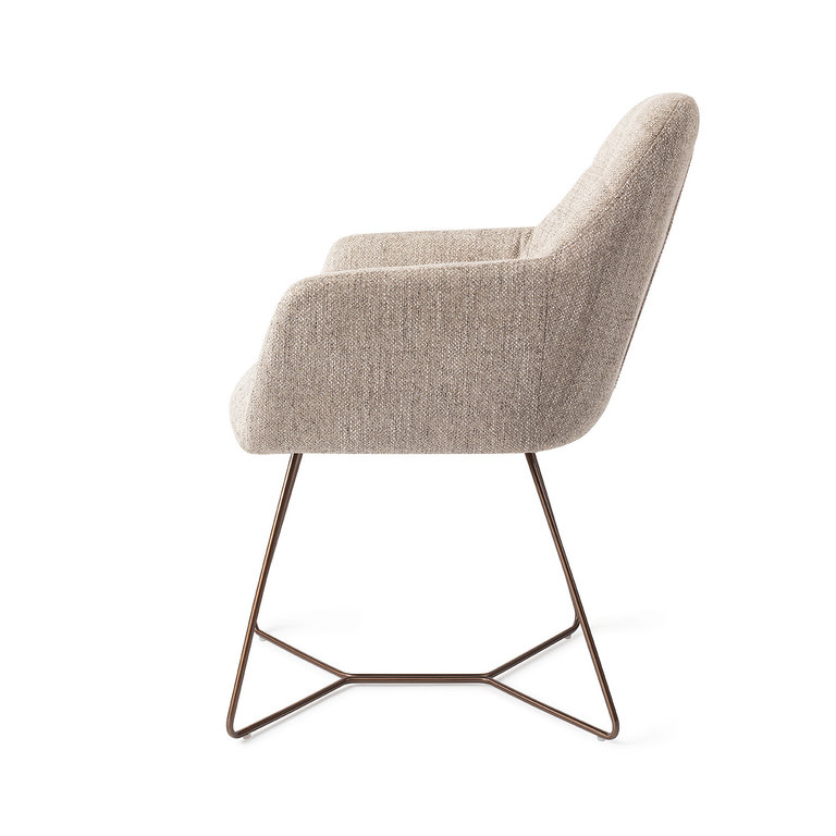 Jesper Home Noto Dining Chair - Biscuit Beach, Beehive Rose