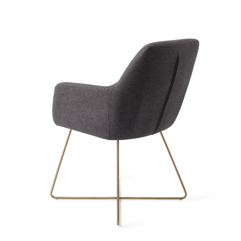 Jesper Home Kinko Shadow Dining Chair - Cross Gold