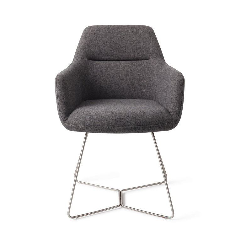 Jesper Home Kinko Shadow Dining Chair - Beehive Steel