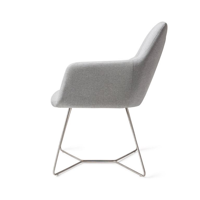 Jesper Home Kinko Cloud Dining Chair - Beehive Steel