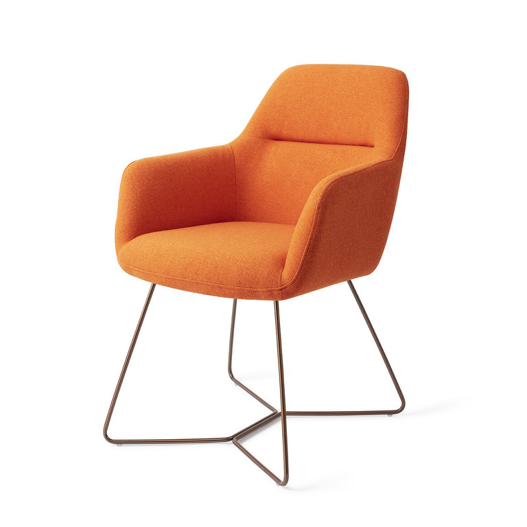 Jesper Home Kinko Tangerine Dining Chair - Beehive Rose