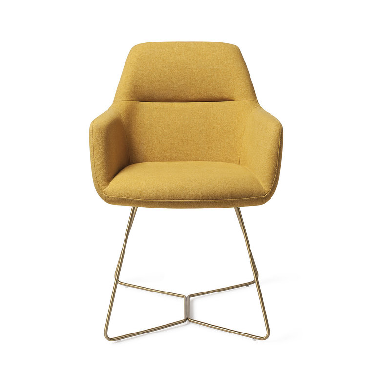Jesper Home Kinko Dijon Dining Chair - Beehive Gold