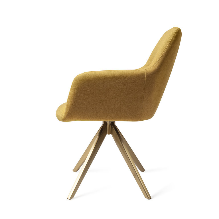 Jesper Home Kinko Dijon Dining Chair - Turn Gold