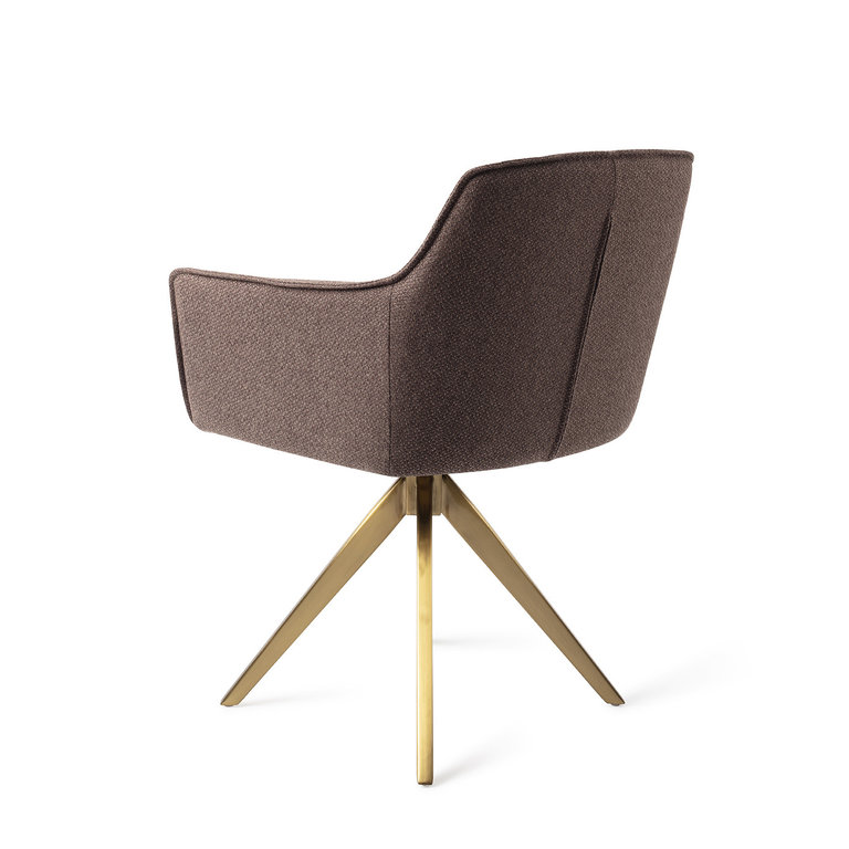 Jesper Home Hofu Potters Clay Dining Chair - Turn Gold