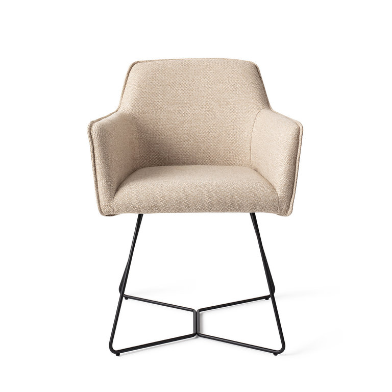 Jesper Home Hofu Wild Walnut Dining Chair - Beehive Black