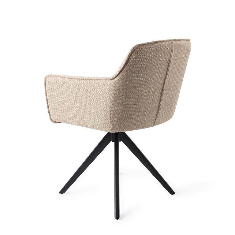 Jesper Home Hofu Wild Walnut Dining Chair - Turn Black