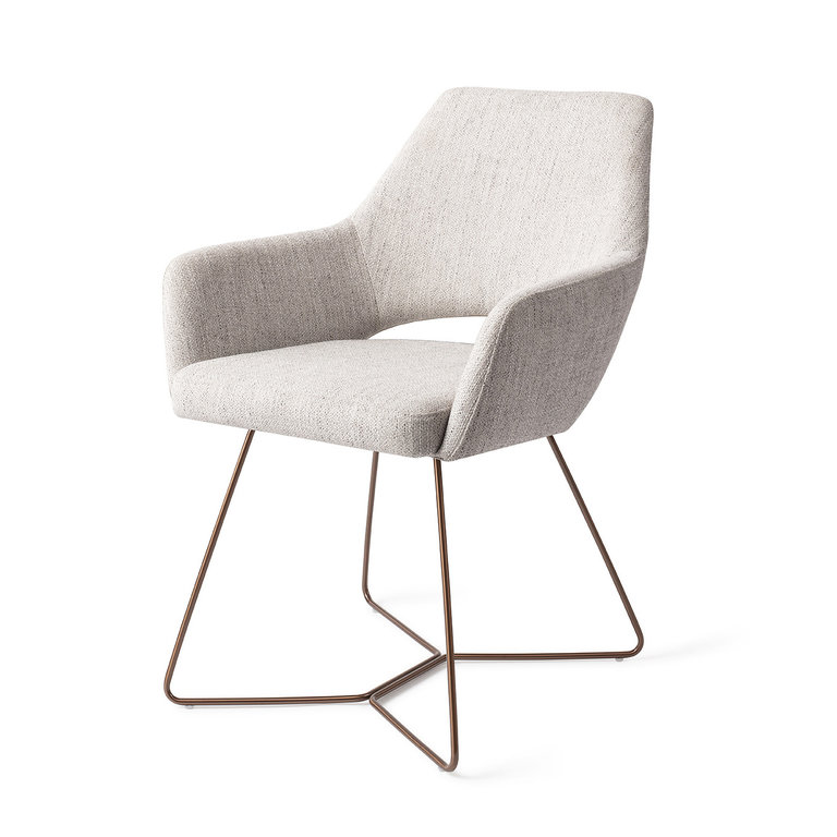 Jesper Home Yanai Pigeon Dining Chair - Beehive Rose