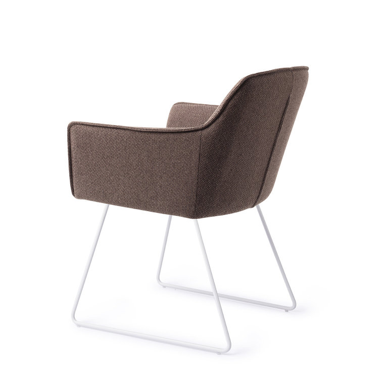 Jesper Home Hofu Potters Clay Dining Chair - Slide White