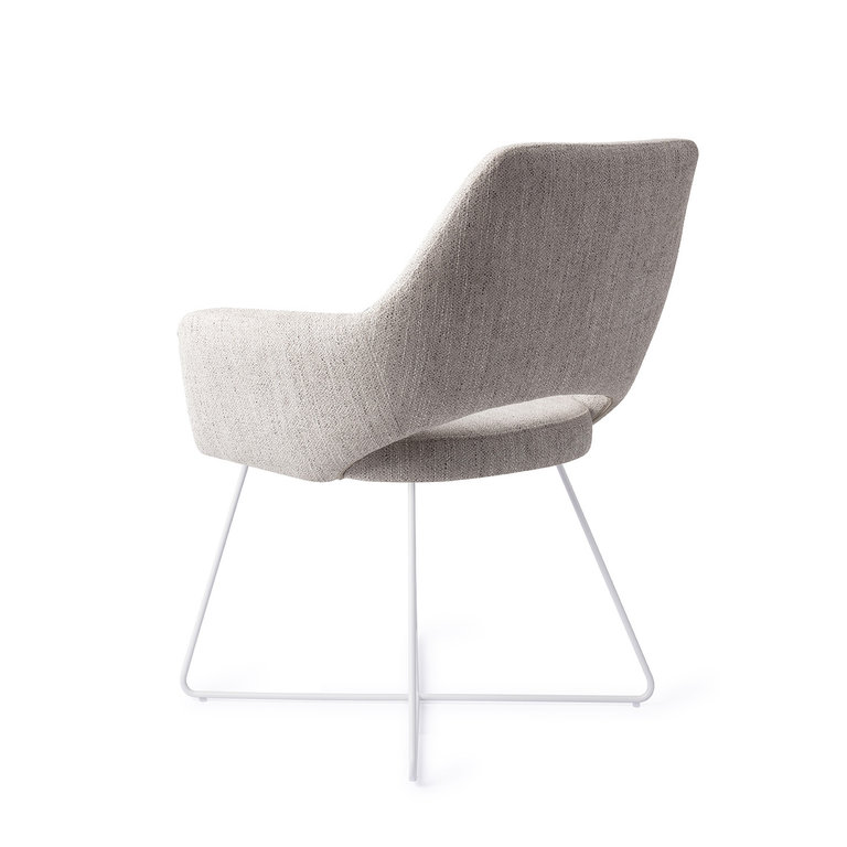 Jesper Home Yanai Pigeon Dining Chair - Cross White