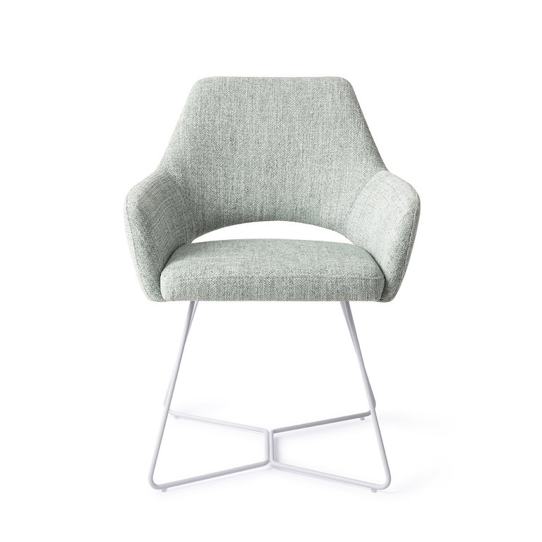 Jesper Home Yanai Soft Sage Dining Chair - Beehive White