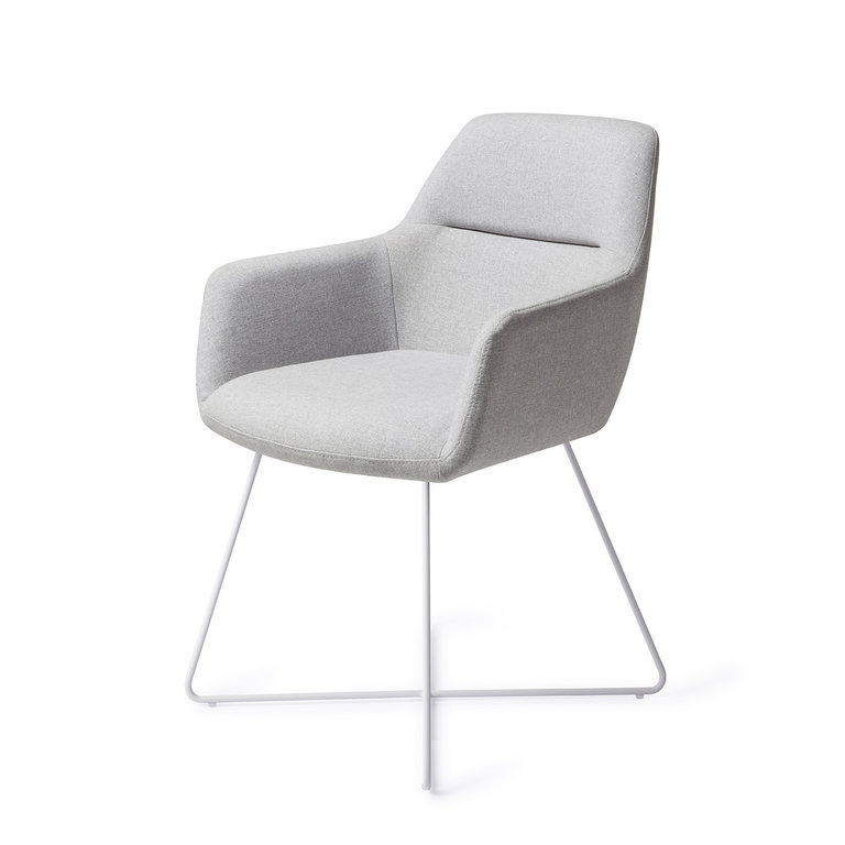 Jesper Home Kinko Dining Chair - Cloud, Cross White