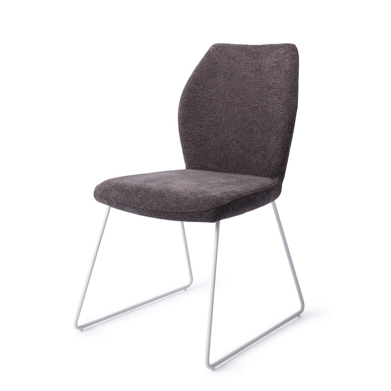 Jesper Home Ikata Almost Black Dining Chair - Slide White