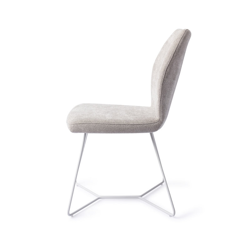 Jesper Home Ikata Pretty Plaster Dining Chair - Beehive White