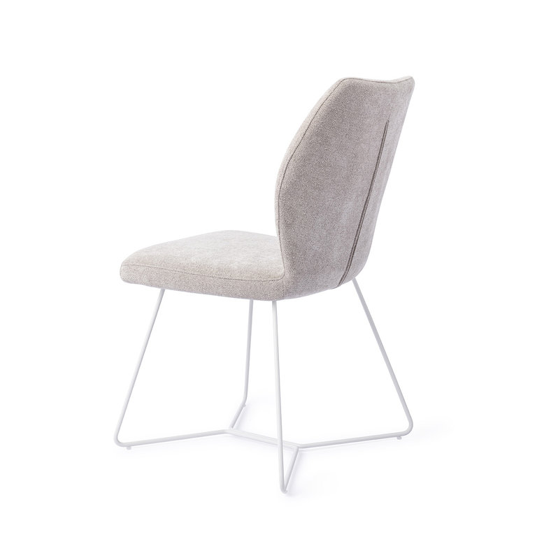 Jesper Home Ikata Pretty Plaster Dining Chair - Beehive White