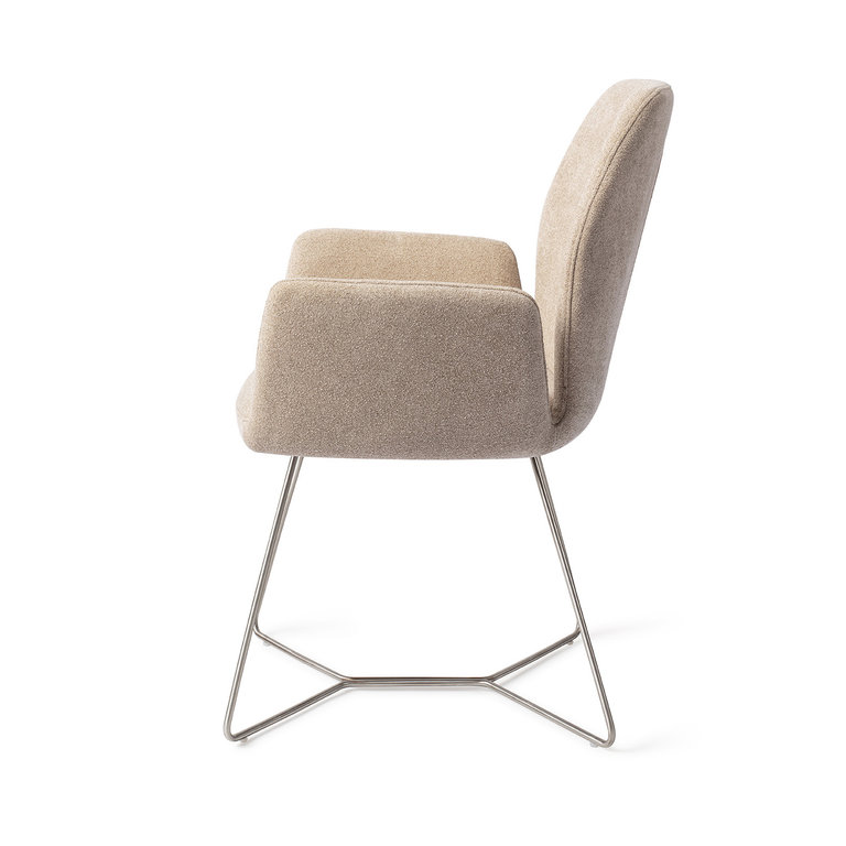 Jesper Home Misaki Funky Fudge Dining Chair - Beehive Steel