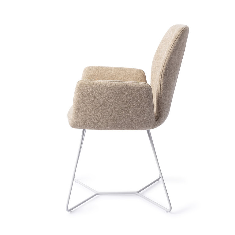 Jesper Home Misaki Funky Fudge Dining Chair - Beehive White