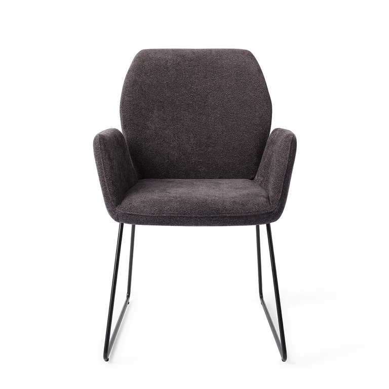 Jesper Home Misaki Almost Black Dining Chair - Slide Black