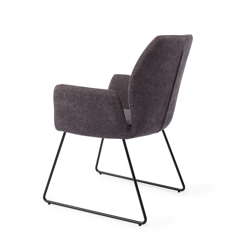 Jesper Home Misaki Almost Black Dining Chair - Slide Black