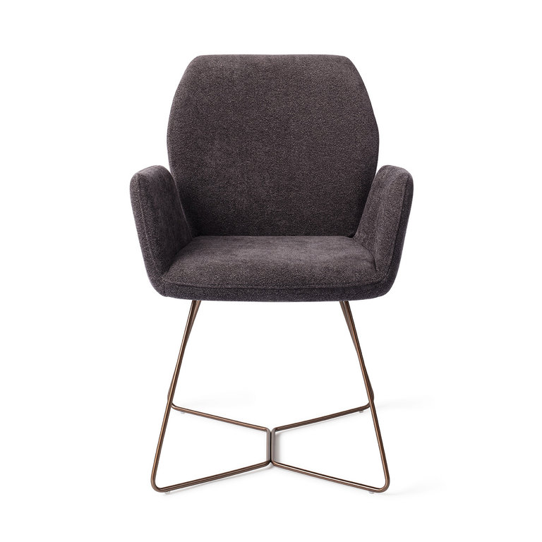 Jesper Home Misaki Almost Black Dining Chair - Beehive Rose