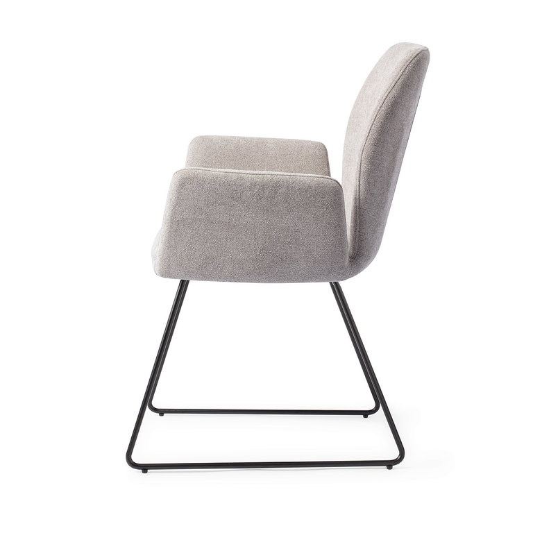 Jesper Home Misaki Pretty Plaster Dining Chair - Slide Black