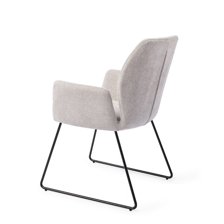 Jesper Home Misaki Pretty Plaster Dining Chair - Slide Black