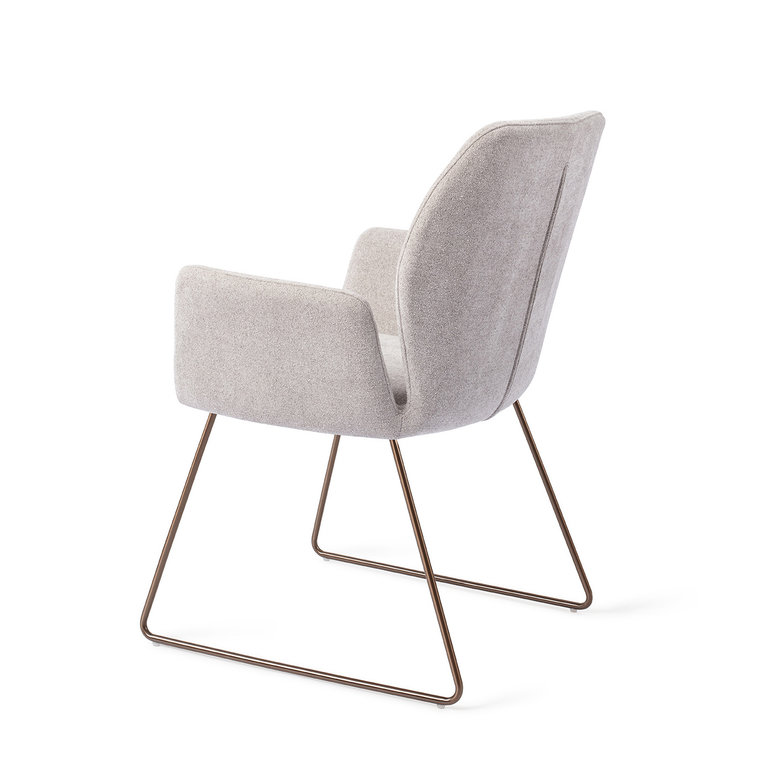 Jesper Home Misaki Dining Chair - Pretty Plaster, Slide Rose