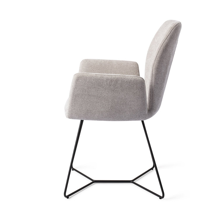 Jesper Home Misaki Pretty Plaster Dining Chair - Beehive Black