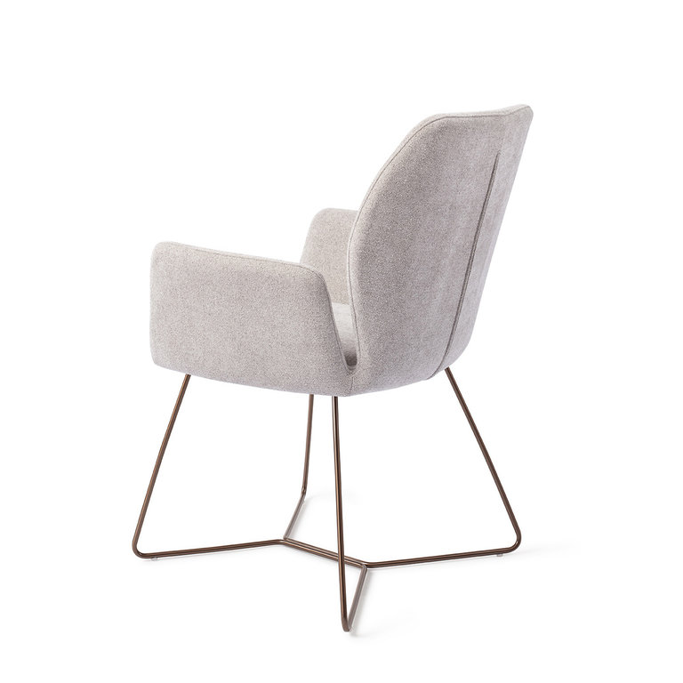 Jesper Home Misaki Pretty Plaster Dining Chair - Beehive Rose