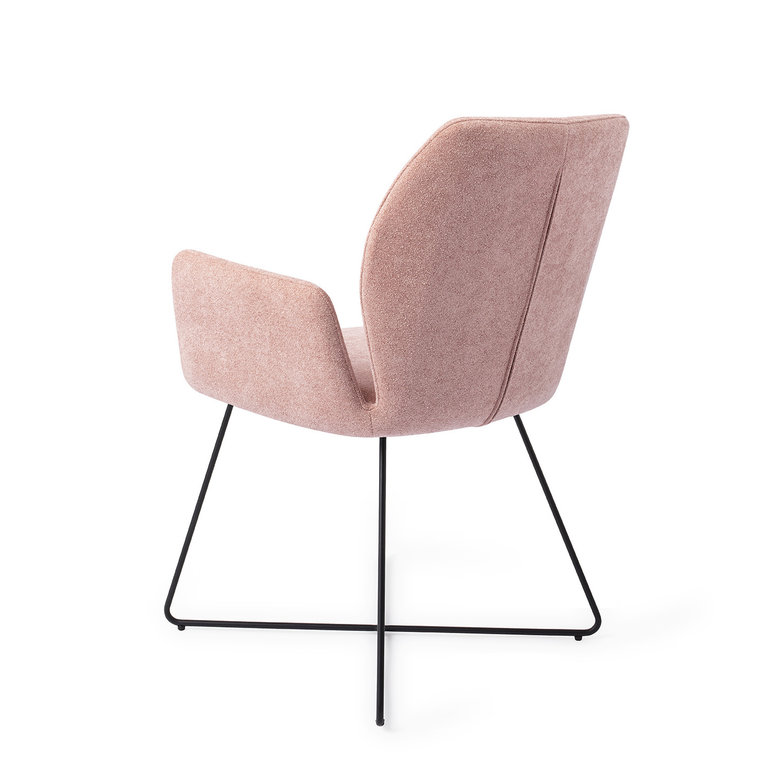 Jesper Home Misaki Dining Chair - Anemone, Cross Black