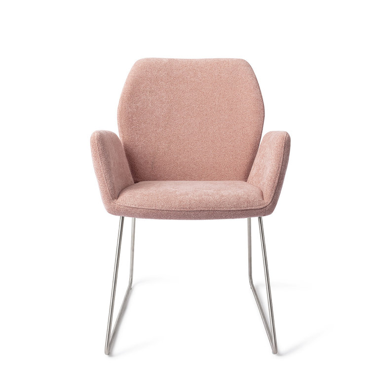 Jesper Home Misaki Dining Chair - Anemone, Slide Steel