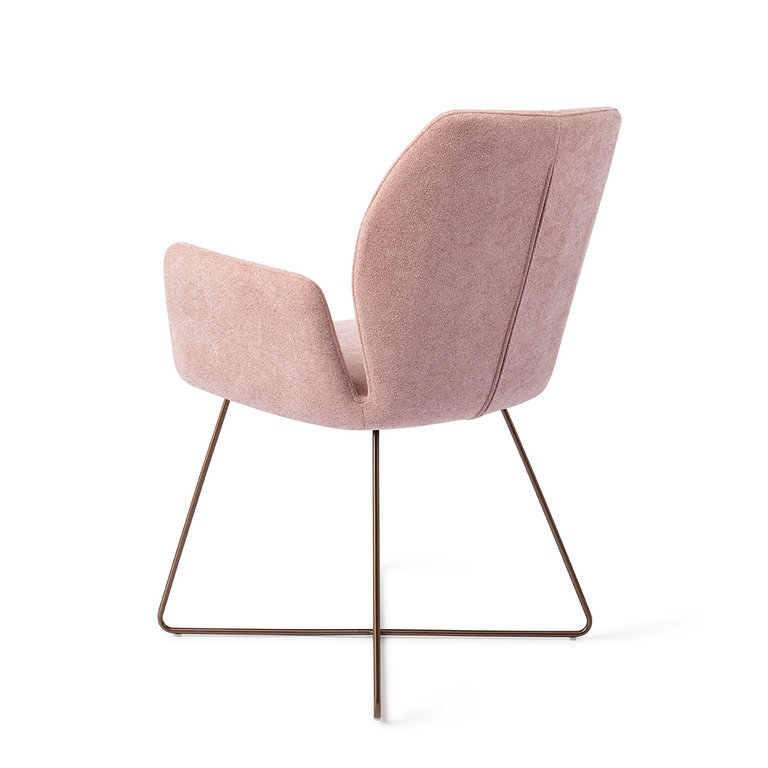 Jesper Home Misaki Anemone Dining Chair - Cross Rose