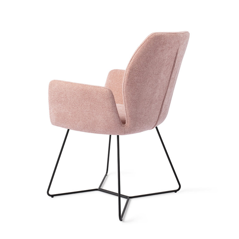 Jesper Home Misaki Anemone Dining Chair - Beehive Black