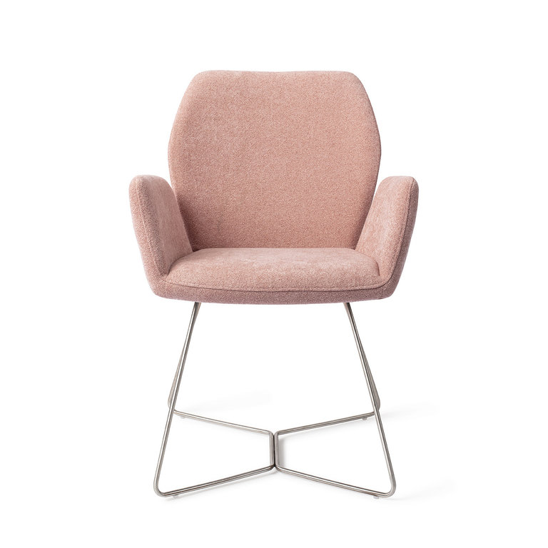 Jesper Home Misaki Anemone Dining Chair - Beehive Steel