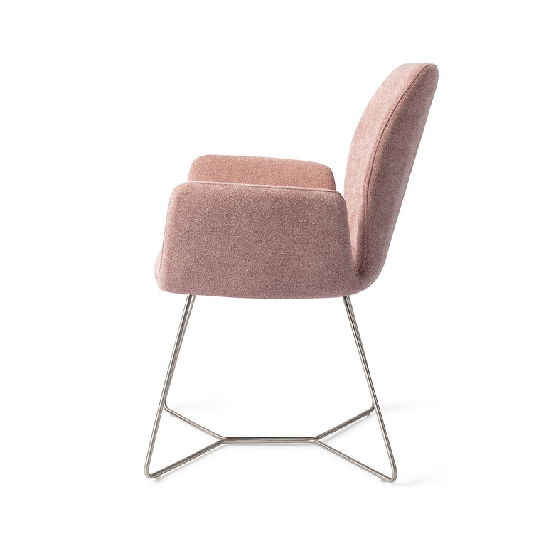 Jesper Home Misaki Anemone Dining Chair - Beehive Steel