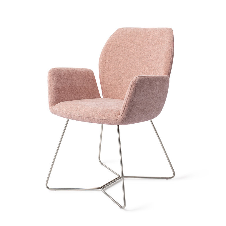 Jesper Home Misaki Anemone Dining Chair - Beehive Steel