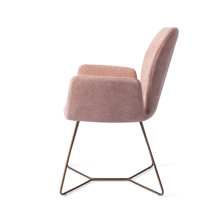 Jesper Home Misaki Anemone Dining Chair - Beehive Rose