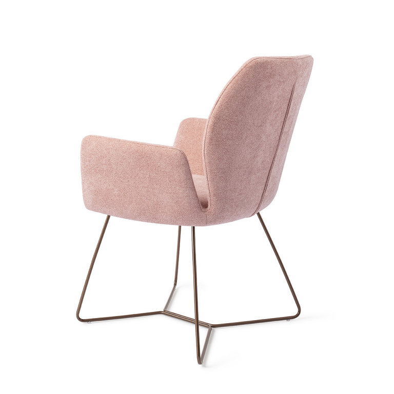 Jesper Home Misaki Anemone Dining Chair - Beehive Rose