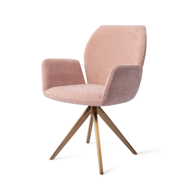 Jesper Home Misaki Anemone Dining Chair - Turn Rose