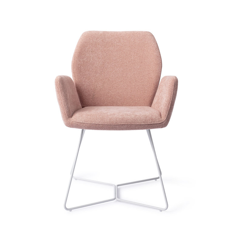 Jesper Home Misaki Anemone Dining Chair - Beehive White