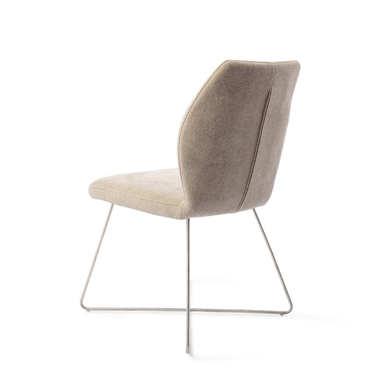 Jesper Home Ikata Funky Fudge Dining Chair - Cross Steel