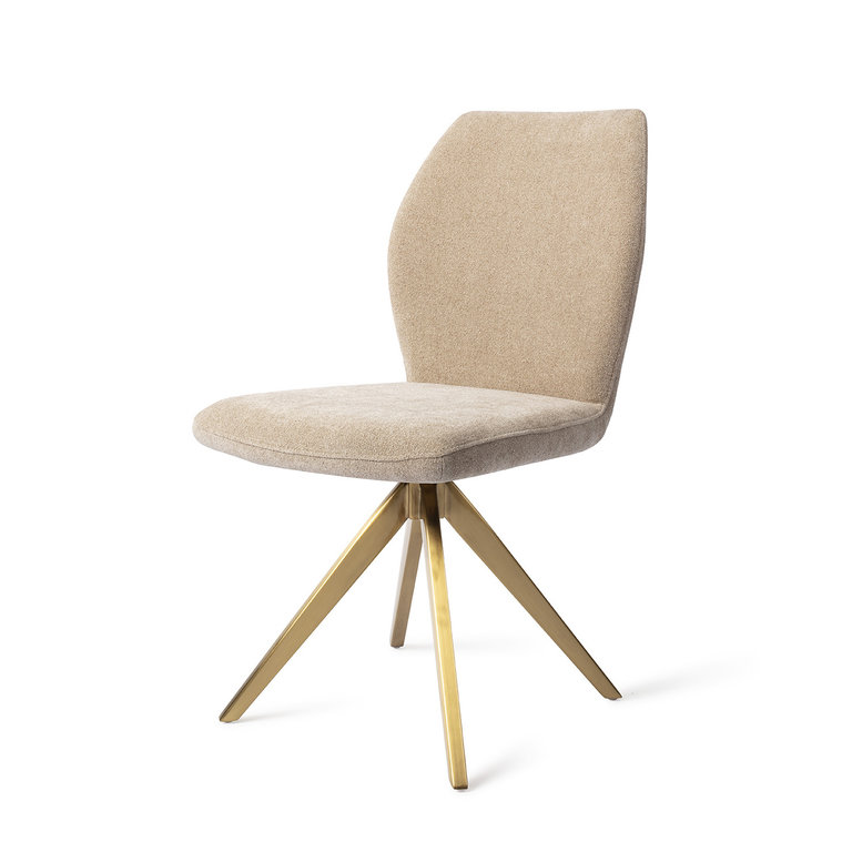 Jesper Home Ikata Funky Fudge Dining Chair - Turn Gold