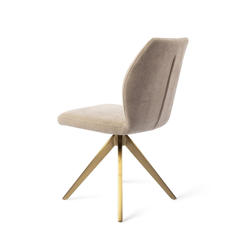 Jesper Home Ikata Funky Fudge Dining Chair - Turn Gold