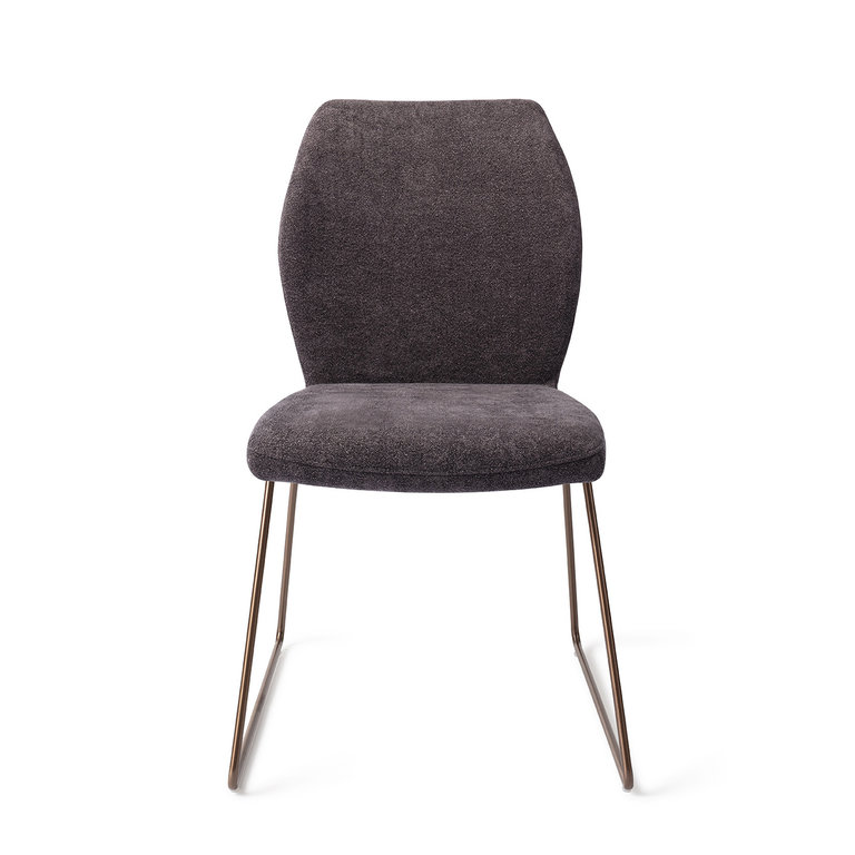 Jesper Home Ikata Almost Black Dining Chair - Slide Rose