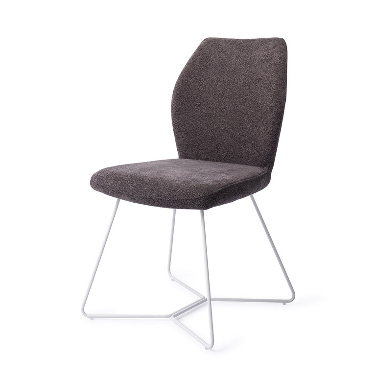 Jesper Home Ikata Almost Black Dining Chair - Beehive White